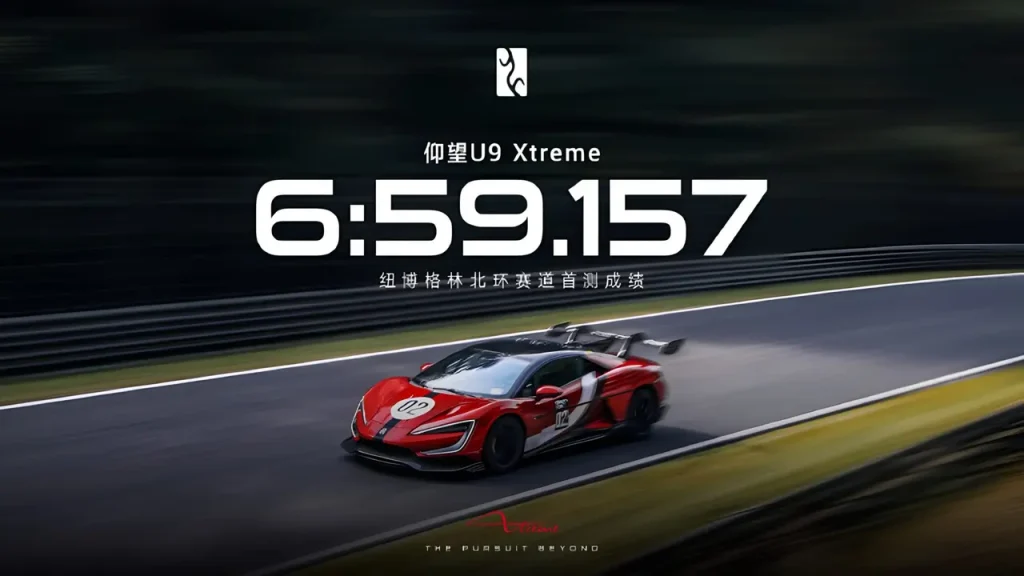 Sistem empat motor listrik dengan total hampir 3.000 hp membuat U9 Xtreme mampu melesat hingga hampir 500 km/Jam (BYD)